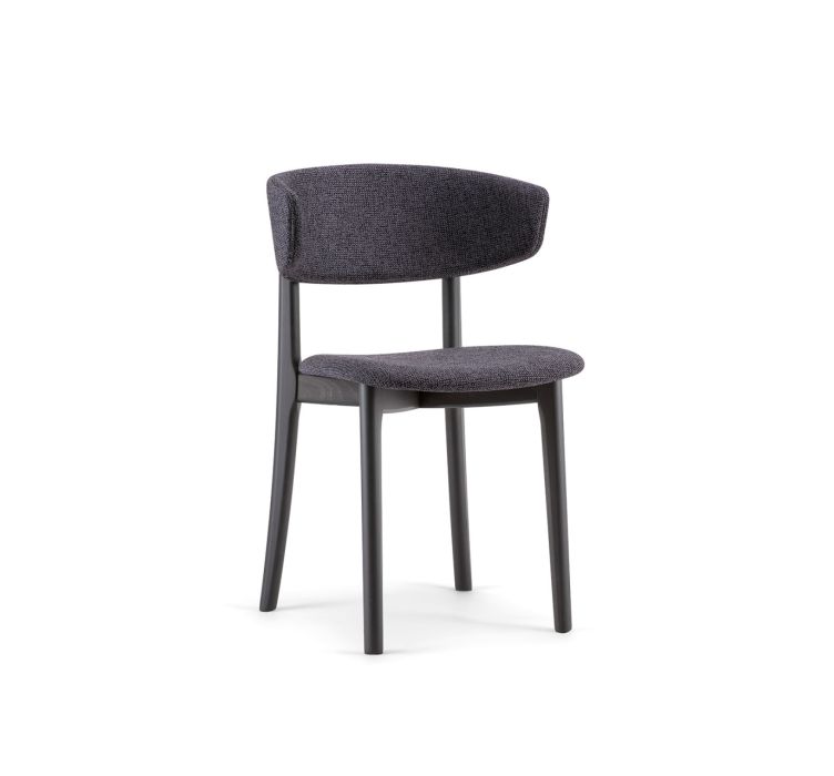 Стілець Babar 2466 dark grey/wenge (2466.221PO FWN006)1